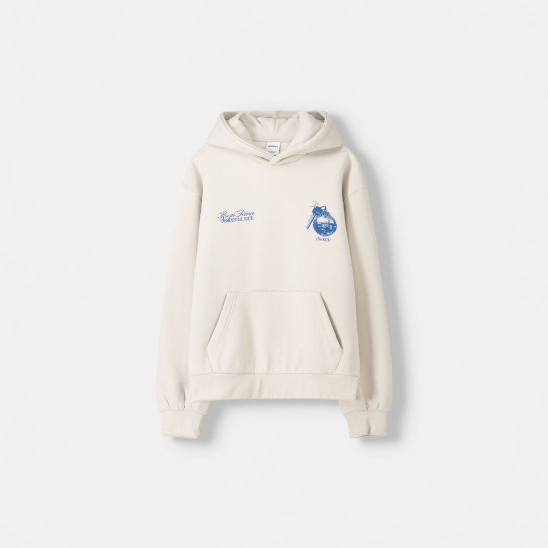 Moudda BERSHKA - Sweat à capuche oversize imprimé clés d’hôtel - Tunisie 1