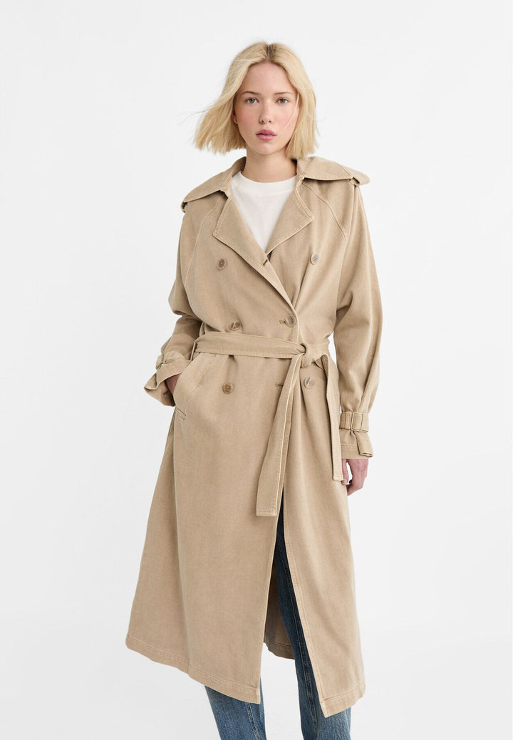 Moudda STRADIVARIUS - Trench en Serge - Tunisie 3
