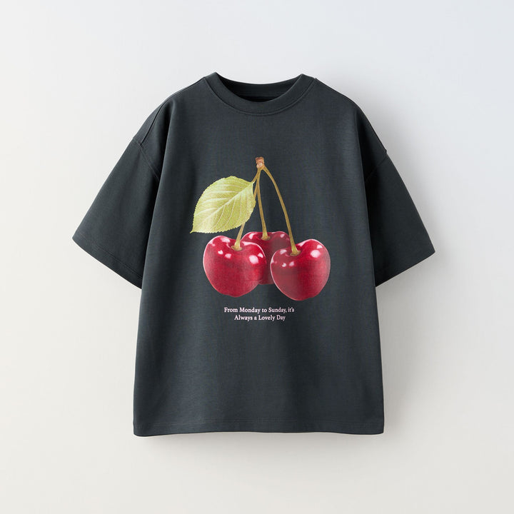 Moudda ZARA - T-shirt photo fraises et cerises - Tunisie 2