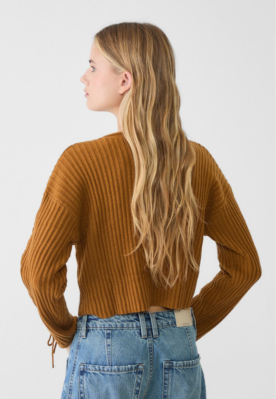 Moudda STRADIVARIUS - Pull en Maille à Manches à Lacets - Tunisie 5