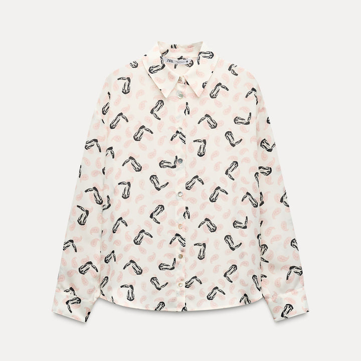 Moudda ZARA - Chemise ample imprimée cowboy - Tunisie 1