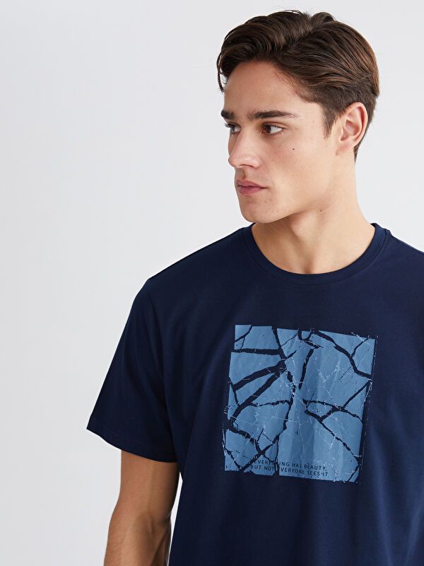 Moudda LC Waikiki - T-shirt imprimé manches courtes en jersey pour Homme - Tunisie 1