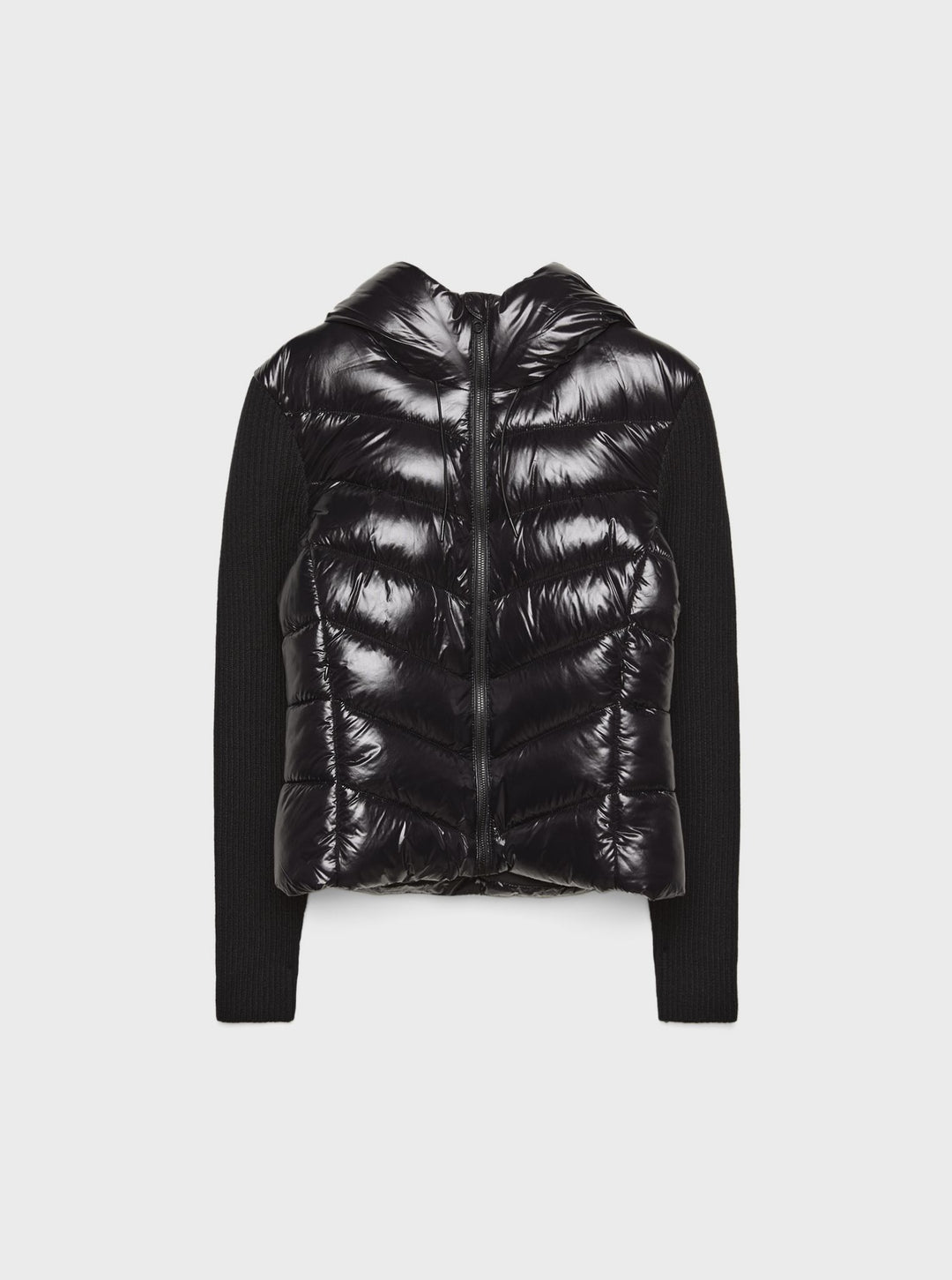 Moudda STRADIVARIUS - Veste Matelassée avec Capuche et Manches en Tricot - Tunisie 3