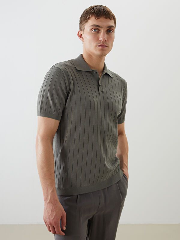 Moudda LC Waikiki - Pull tricot à manches courtes pour Hommes - Tunisie 1