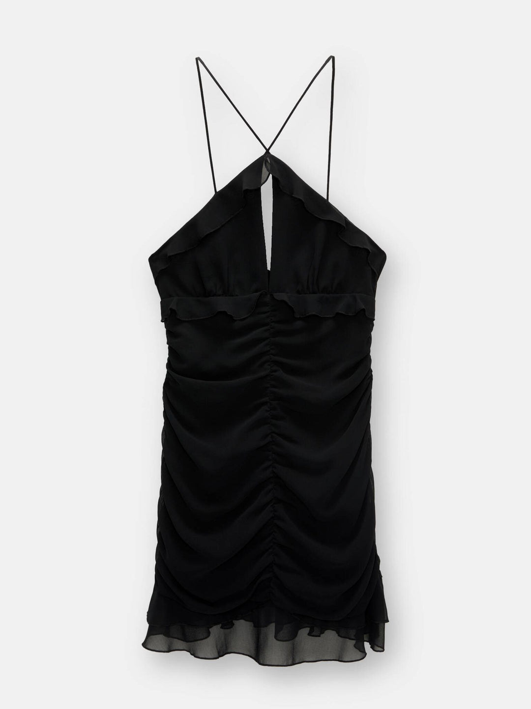 Moudda PULL & BEAR - Robe Halter Volants Nuit - Tunisie 2
