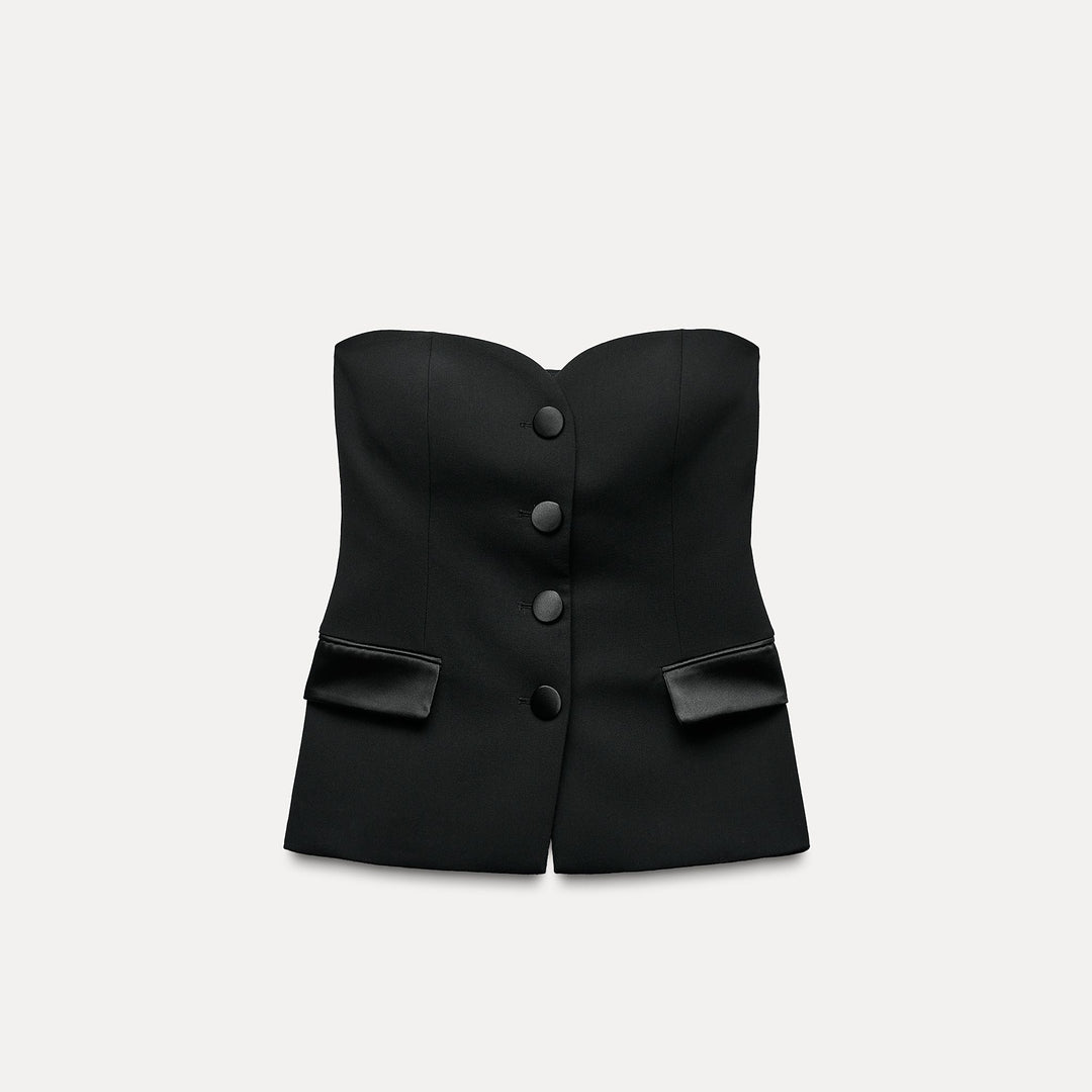 Moudda ZARA - Bustier combiné satin (Ensemble) - Tunisie 2