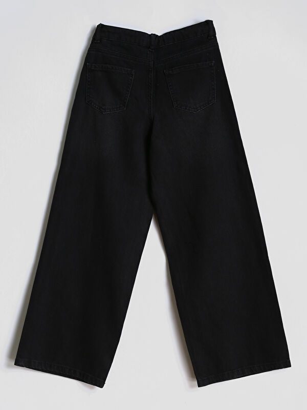 Moudda LC Waikiki - Pantalon tissé en denim Fille Rodéo noir - Tunisie 2