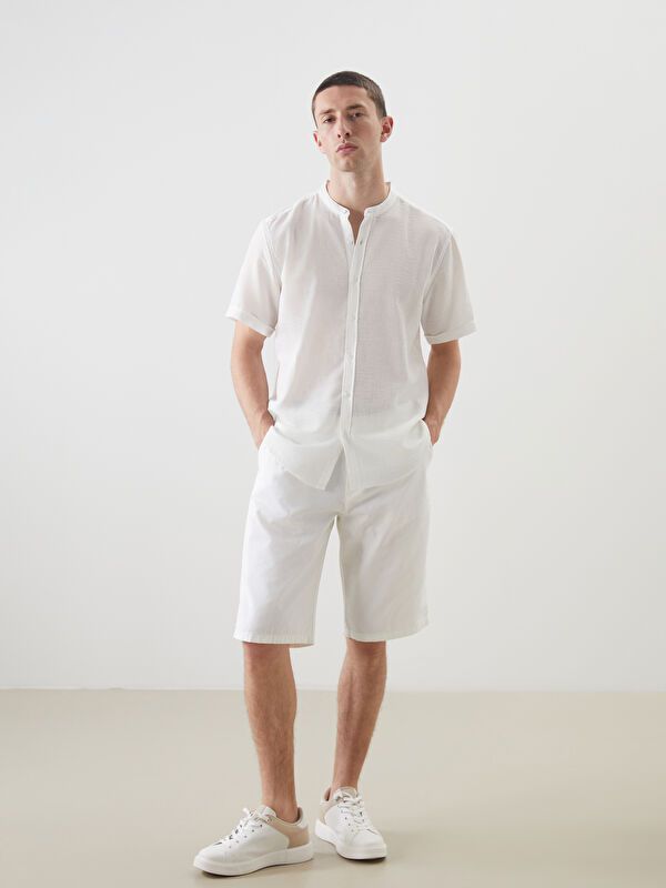 Moudda LC Waikiki - Chemise manches courtes en tissu pour Homme - Tunisie 2