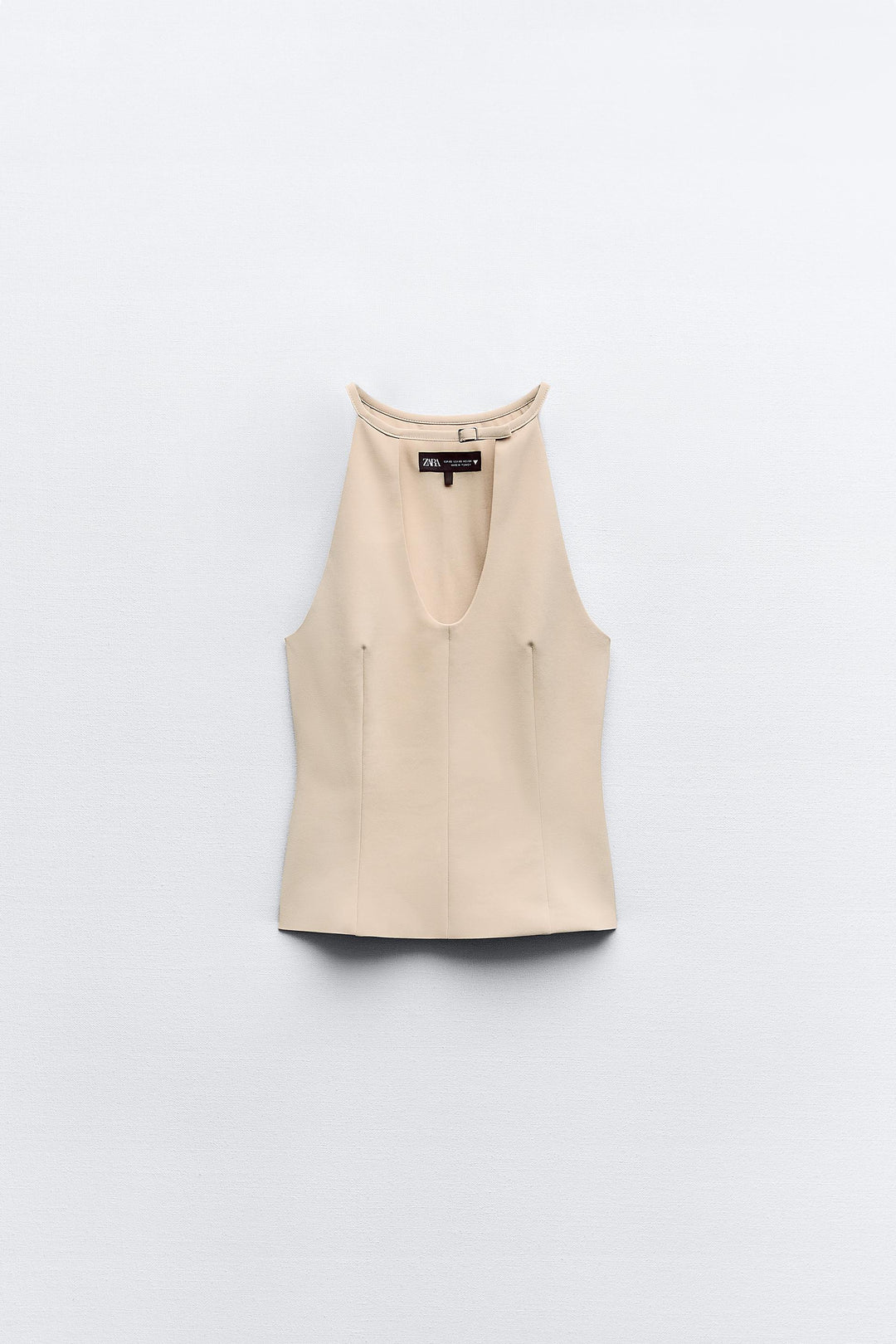 Top Élastique Dos Nu Détail Boucle