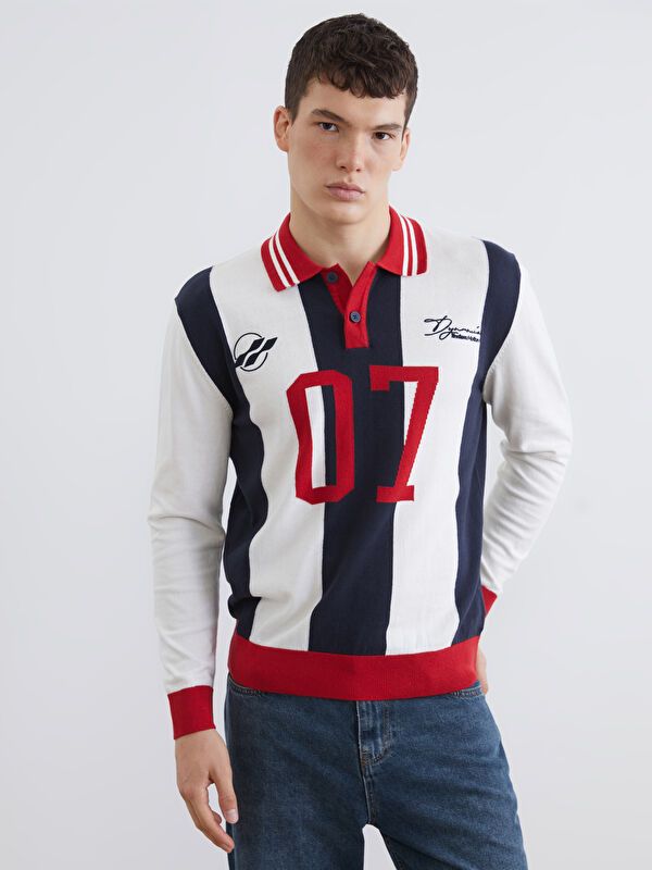 Moudda LC Waikiki - Pull rayé en tricot pour Homme - Tunisie 1
