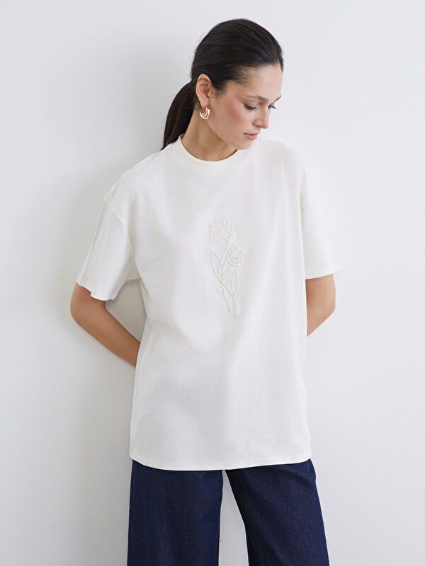 Moudda LC Waikiki - Tunique manches courtes en jersey pour Femme - Tunisie 1