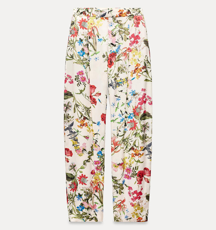 Moudda ZARA - Set pantalon bouffant satin botanique - Tunisie 1
