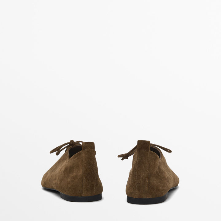 Moudda Massimo Dutti - Chaussures plates lacets douces - Tunisie 6