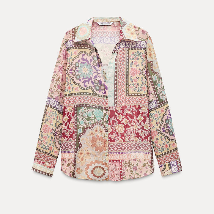 Moudda ZARA - Chemise Motif Patchwork - Tunisie 2