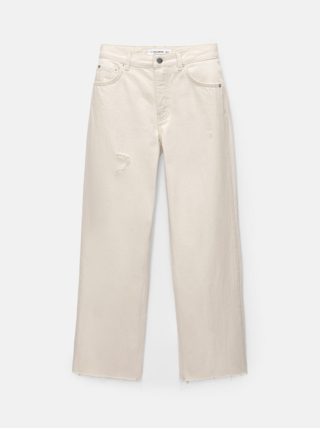 Moudda PULL & BEAR - Pantalon Denim Droit Taille Moyenne Cheville - Tunisie 5