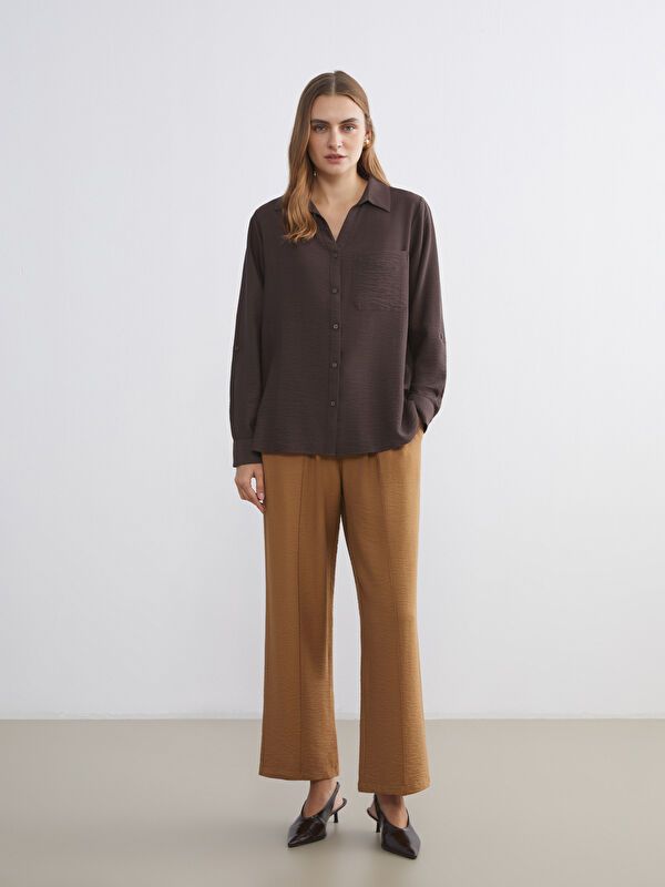Moudda LC Waikiki - Chemise manches longues en tissu pour Femme - Tunisie 2