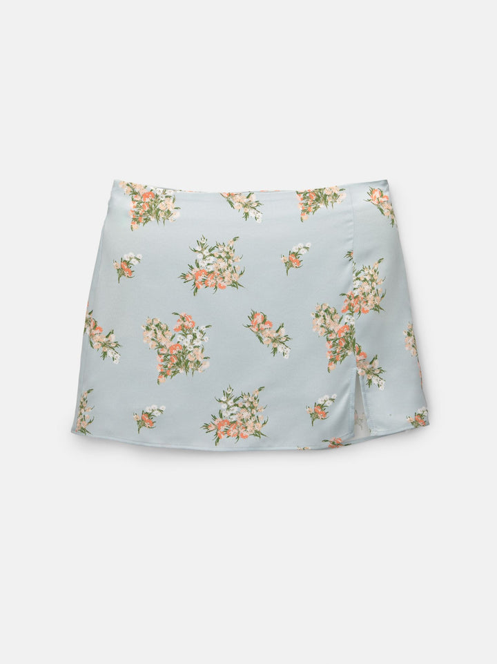 Moudda PULL & BEAR - Mini Jupe Satinée Fleur En Ligne - Tunisie 2