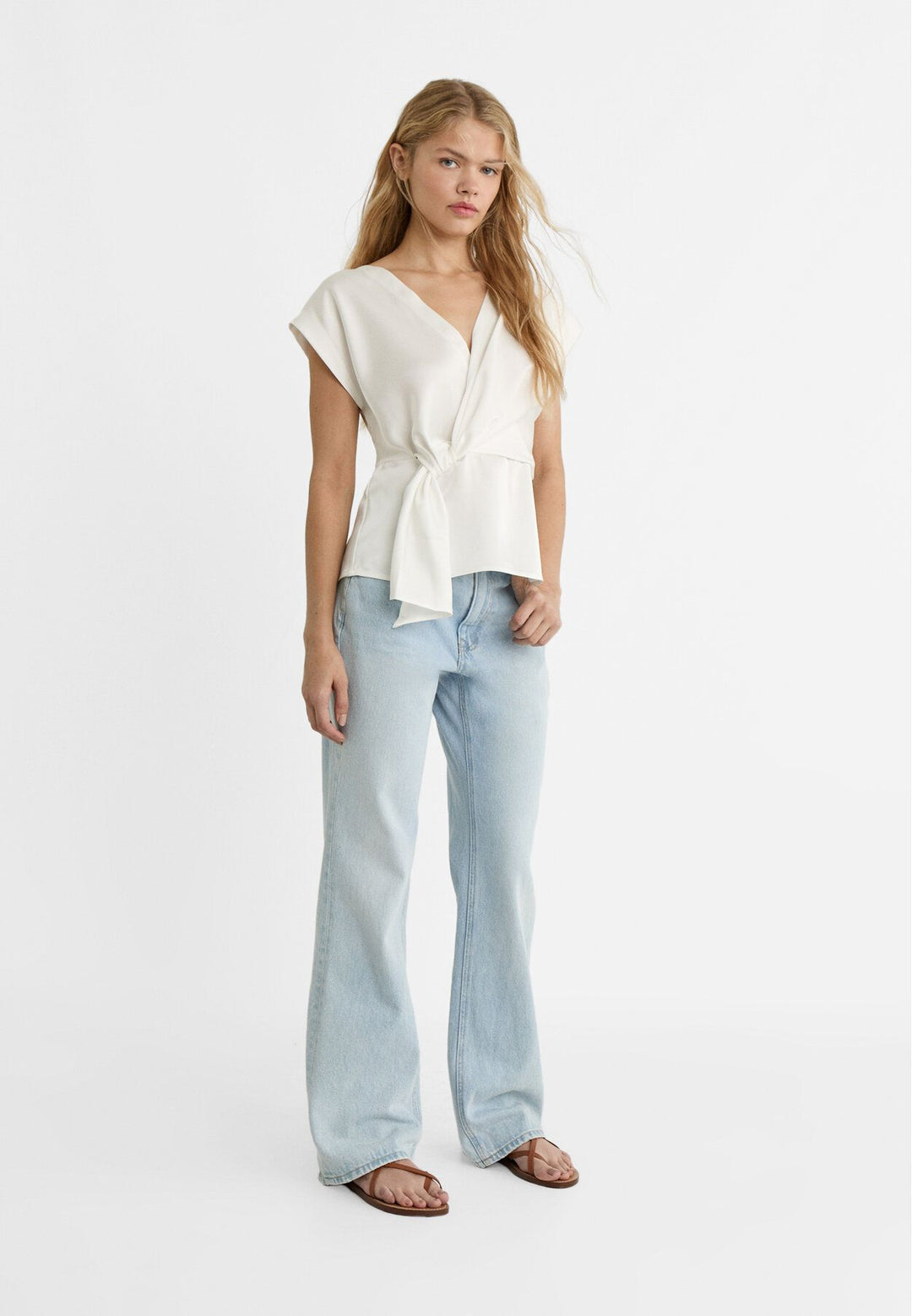 Moudda STRADIVARIUS - Chemise en Satin avec Nœud - Tunisie 3