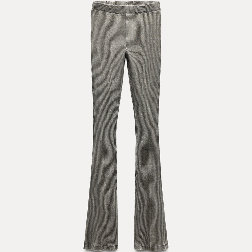 Moudda ZARA - Pantalon Évasé Côtelé Délavé - Tunisie 2