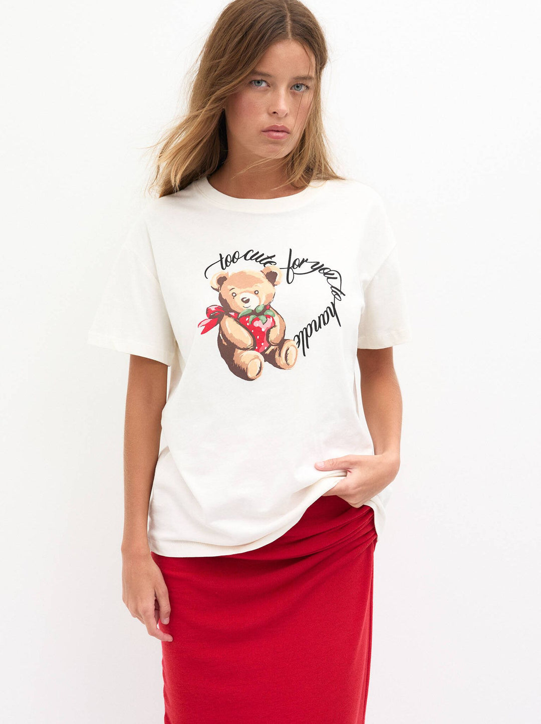 Moudda PULL & BEAR - Body Graphique Ours et Textes - Tunisie 2