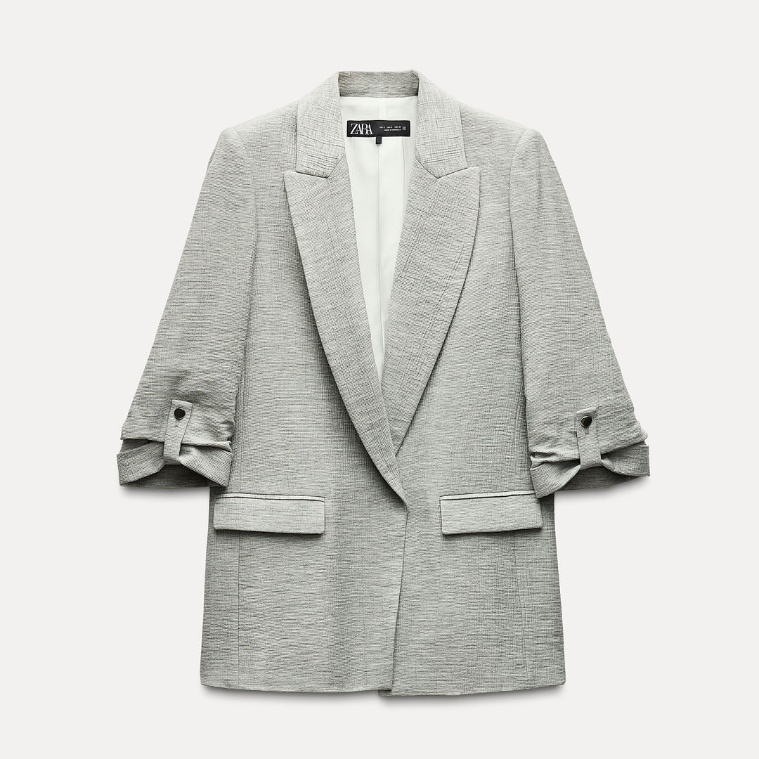 Moudda ZARA - Veste tailleur manches retroussées - Tunisie 1