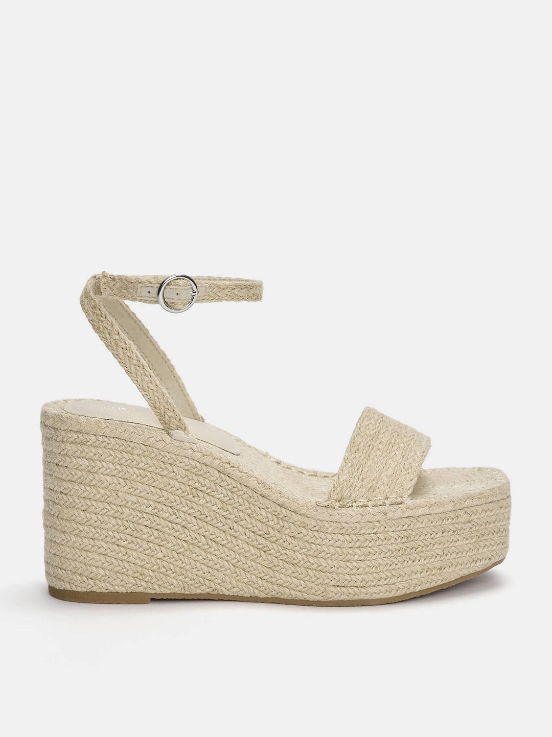 Moudda PULL & BEAR - Espadrilles à Talon en Jute Bracelet - Tunisie 4