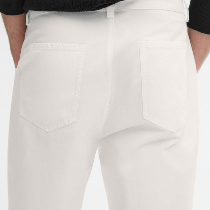 Moudda Massimo Dutti - Pantalon jean cassé coton/lin court coupe - Tunisie 3