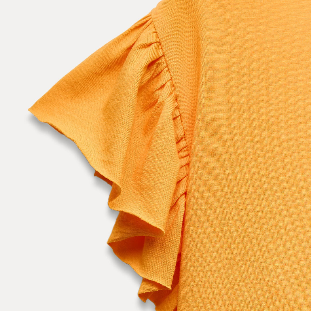 Moudda ZARA - T-shirt volants en coton standard - Tunisie 3