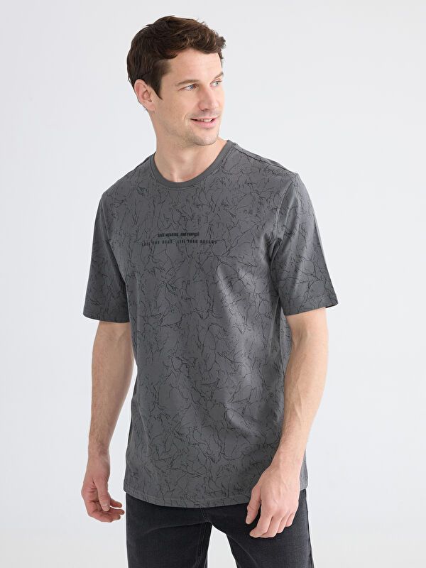 Moudda LC Waikiki - T-shirt imprimé manches courtes en jersey pour Homme - Tunisie 1