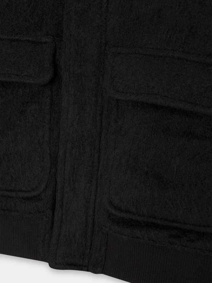 Moudda PULL & BEAR - Veste Tissu Poil Col Camisero Matelassée - Tunisie 4