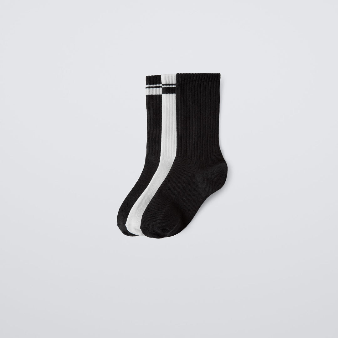Moudda ZARA - Chaussettes côtelées rayées et unies - Tunisie 1