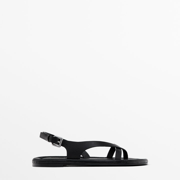 Moudda Massimo Dutti - Sandales plates matelassées - Tunisie 2