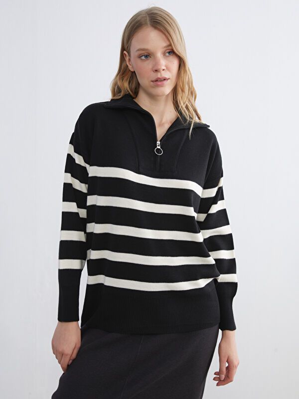 Moudda LC Waikiki - Pull-over épais en tricot cv pour Femmes - Tunisie 1