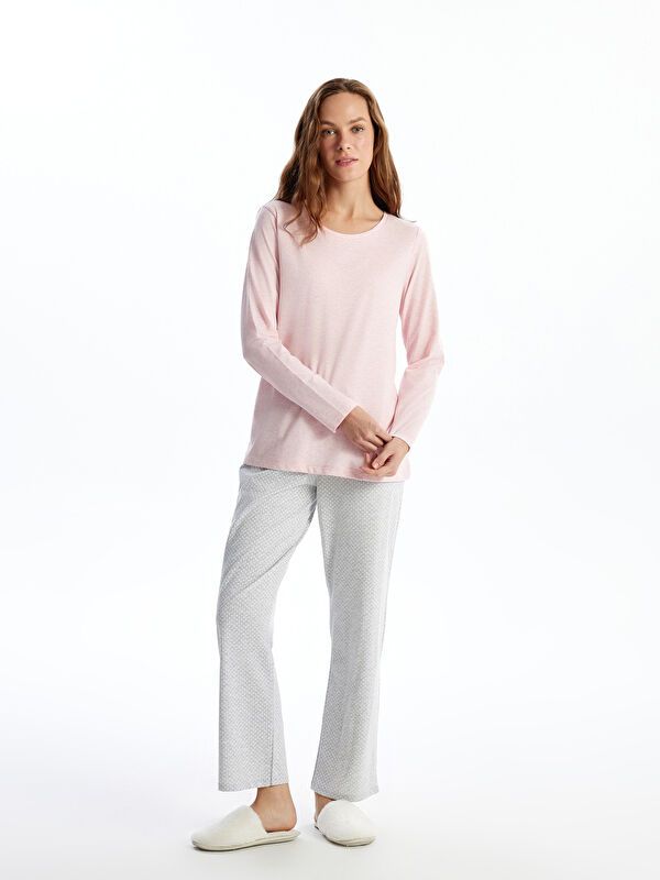 Moudda LC Waikiki - Pyjama en jersey à manches longues pour Femmes - Tunisie 2