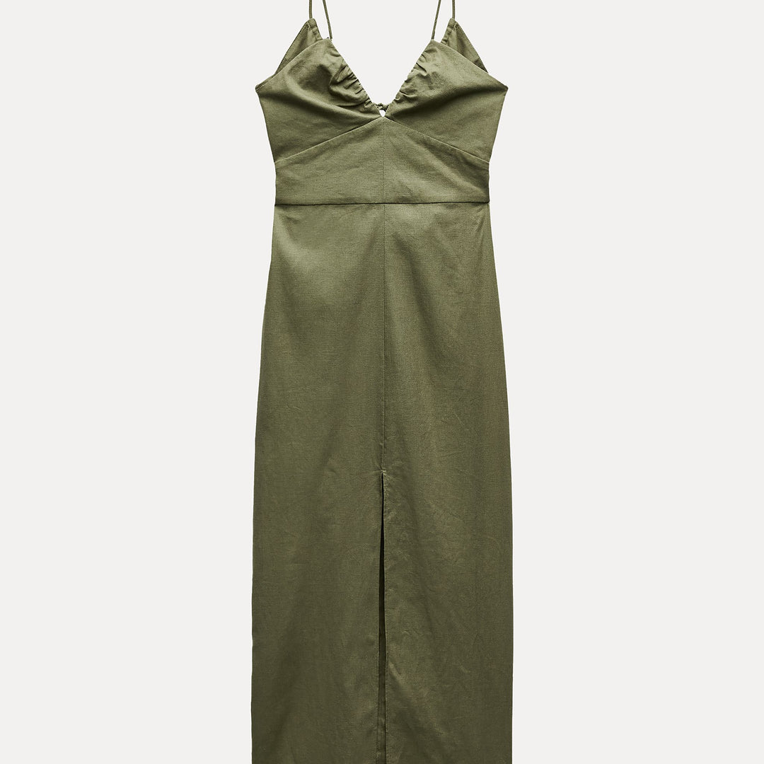 Moudda ZARA - Robe corset en lin extensible ouverture frontale - Tunisie 2