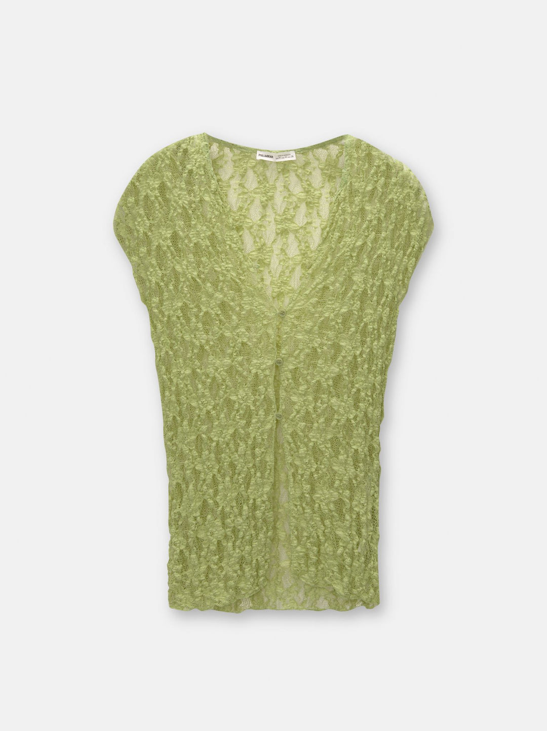 Moudda PULL & BEAR - Body Blouse Dentelle Boutons Manches Courtes - Tunisie 3
