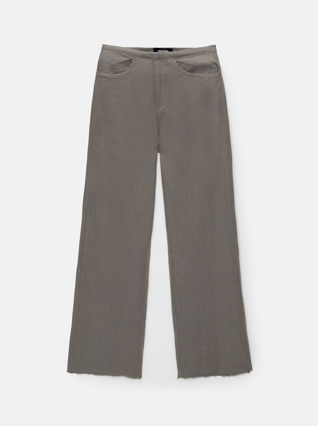 Moudda PULL & BEAR - Pantalon Cinq Poches Détail Désfilé Lin - Tunisie 3