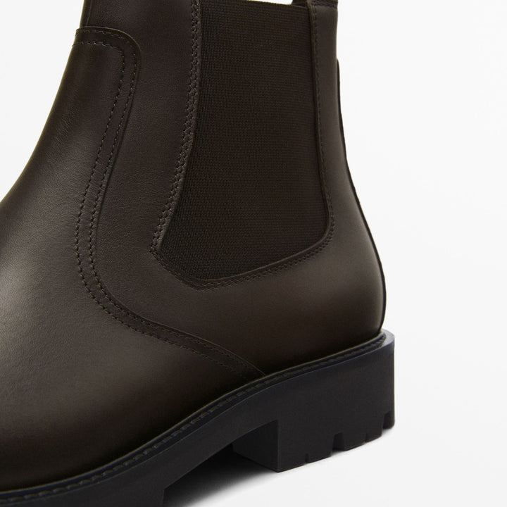 Moudda Massimo Dutti - Bottine élastiquée nappa - Tunisie 7