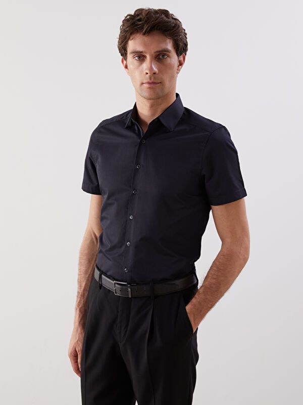 Moudda LC Waikiki - Chemise manches courtes en tissu pour Homme - Tunisie 1