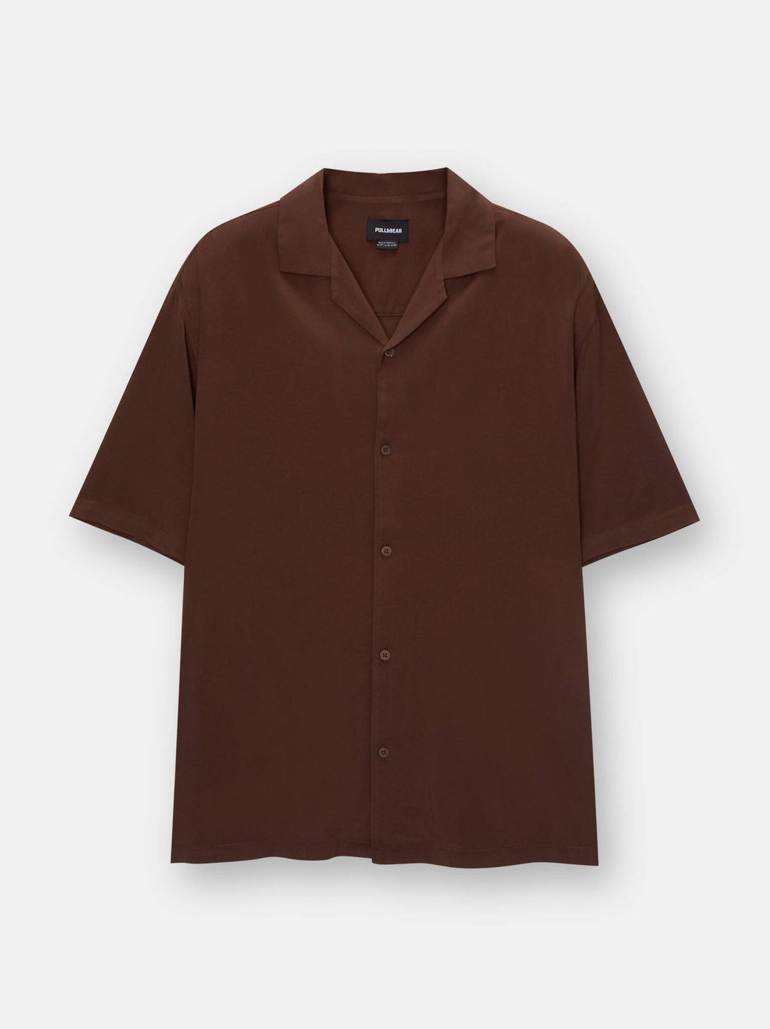 Moudda PULL & BEAR - Chemise Demi-Manches Basique Viscose - Tunisie 5