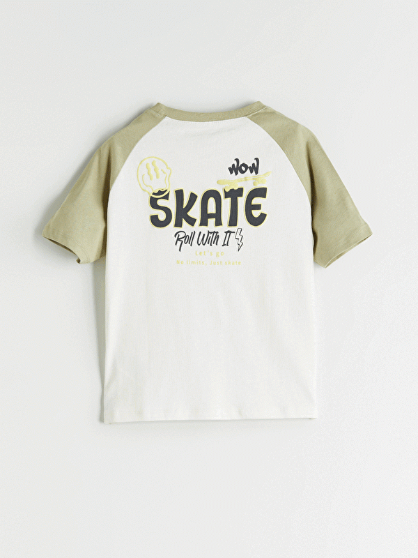 Moudda LC Waikiki - T-shirt en jersey manches courtes Garçon Beige clair - Tunisie 1