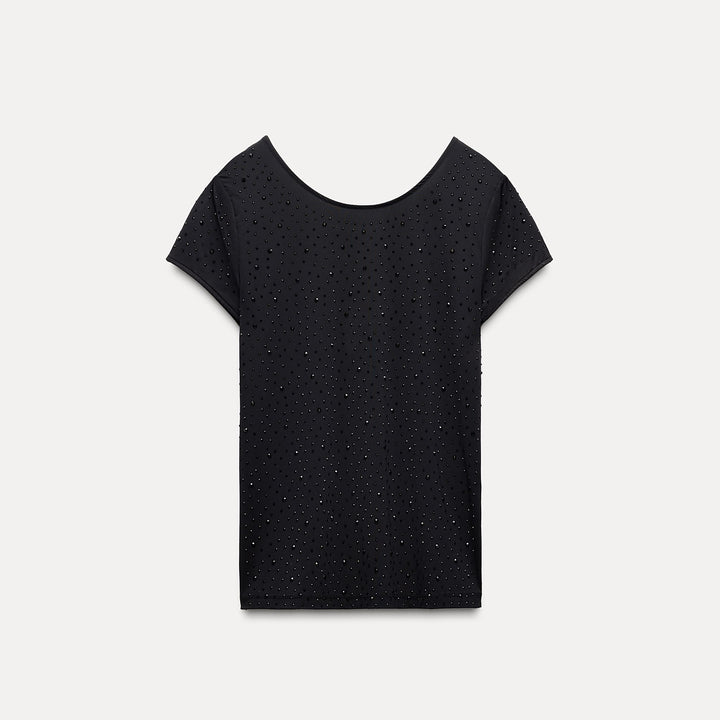 Moudda ZARA - Top en Polyamide à Strass - Tunisie 1
