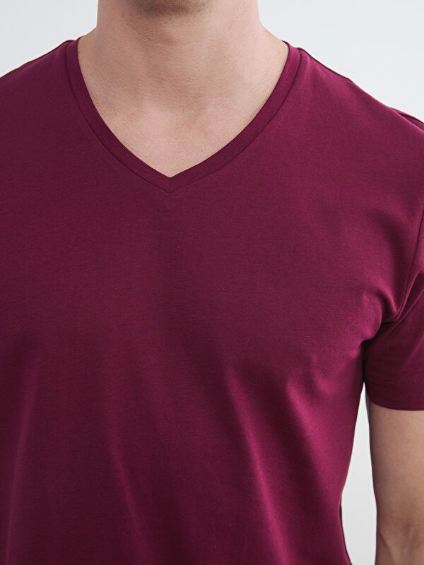 Moudda LC Waikiki - T-shirt col V manches courtes en jersey pour Homme - Tunisie 3