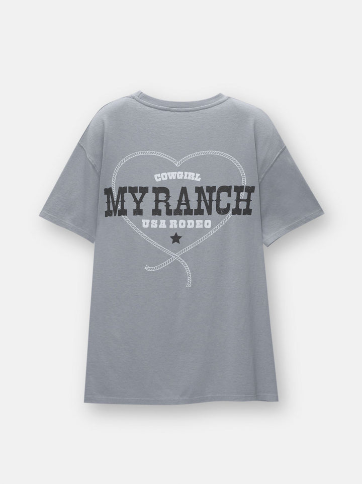 Moudda PULL & BEAR - Body Graphique Cowboy Cœur - Tunisie 1