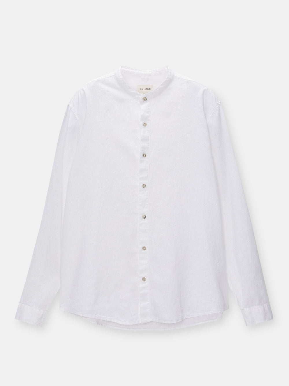 Moudda PULL & BEAR - Chemise Manches Longues Basique Col Mao - Tunisie 2
