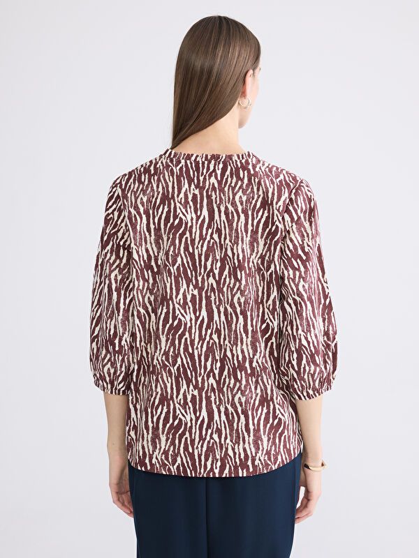 Moudda LC Waikiki - Chemise imprimée manches longues en tissu - Tunisie 4