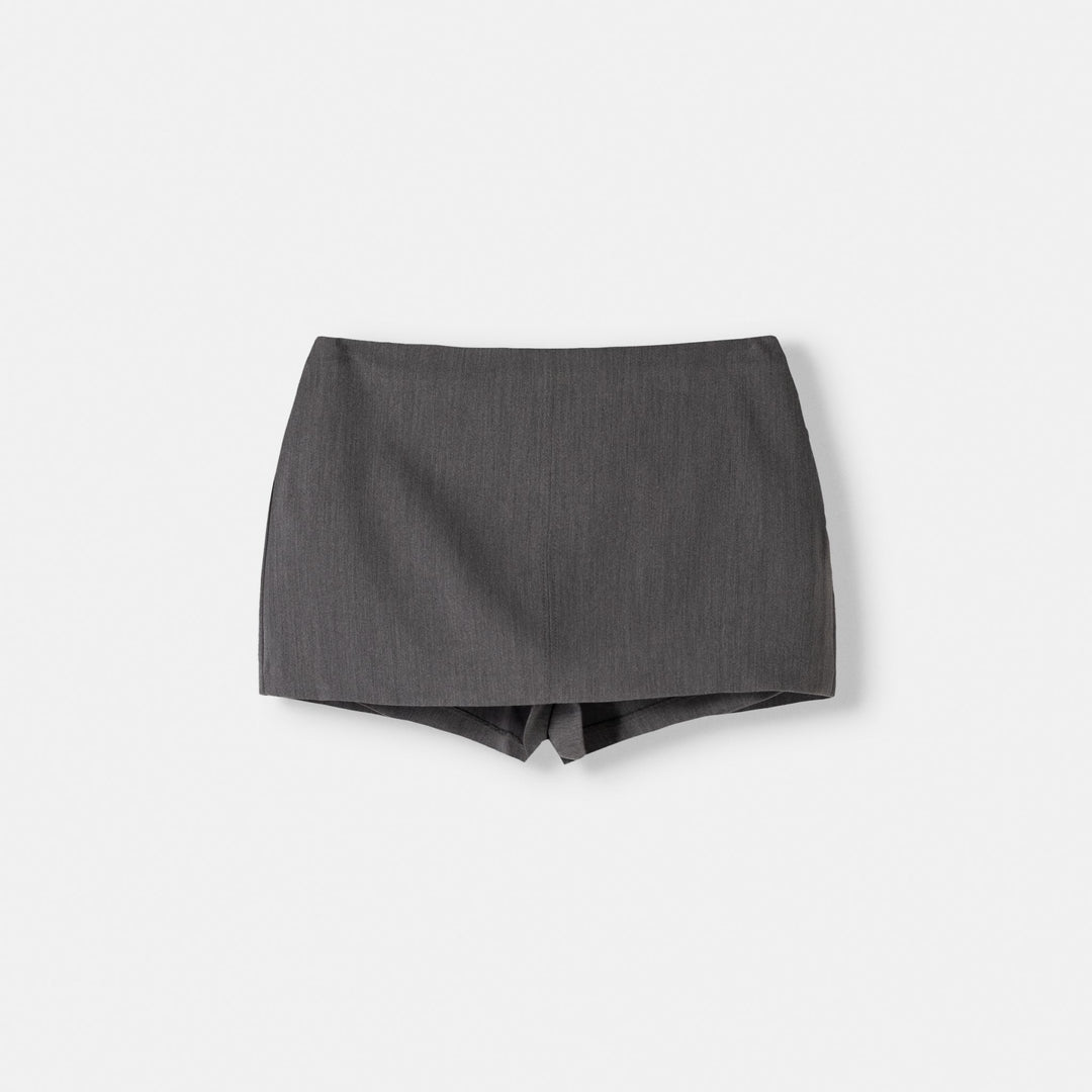 Moudda BERSHKA - Short-jupe gris Vigo en polyviscose - Tunisie 1