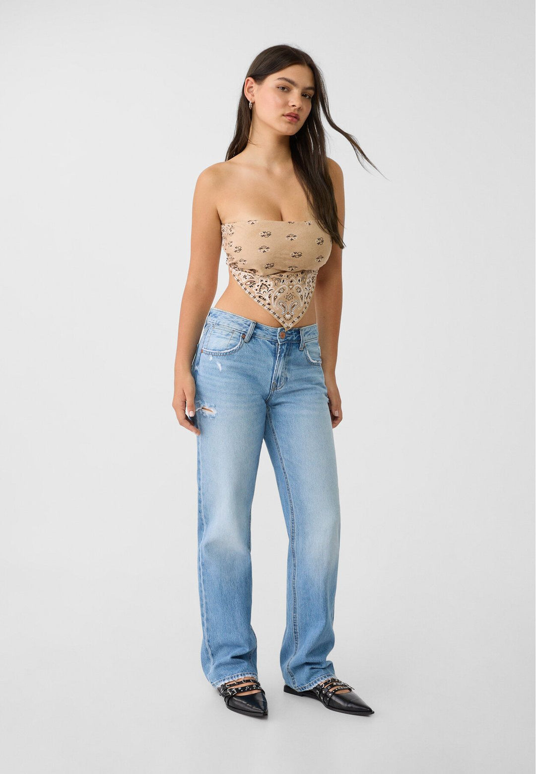 Moudda STRADIVARIUS - Top Bustier avec Foulard - Tunisie 3