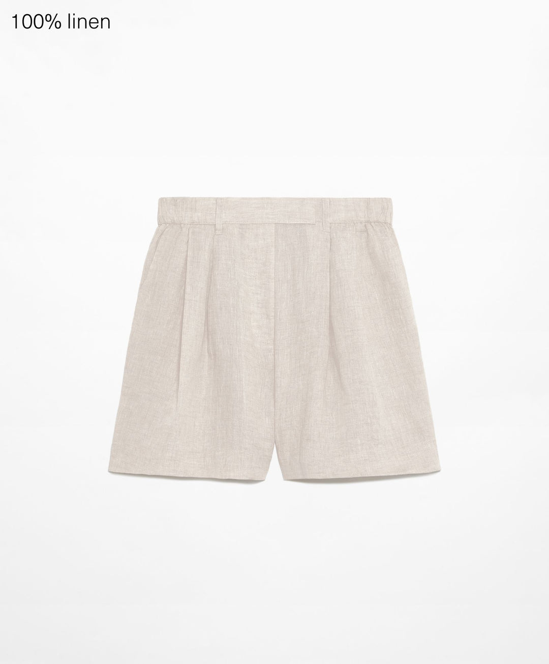Moudda Oysho - Short 100% Lin Coupe Tailleur Taille Haute - Tunisie 2