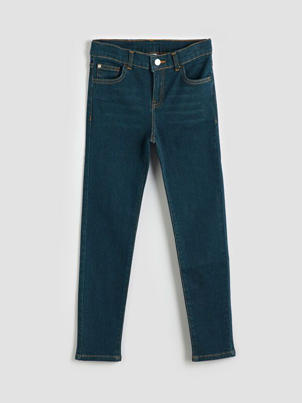 Moudda LC Waikiki - Pantalon tissé en denim Garçon Rodéo teinte foncée - Tunisie 1